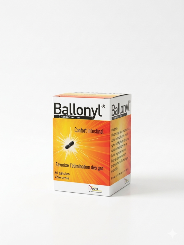ballonyl-charbon-active-60-gelules Ballonyl Charbon Activé 60 gélules