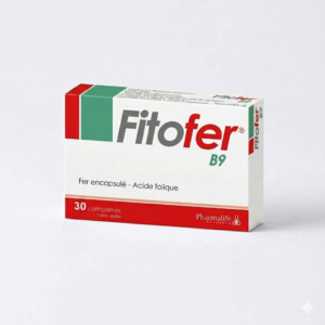 fitofEr-b9-fer-acide-folique-30-comprimes FitofEr B9 – Fer + Acide folique 30 comprimés