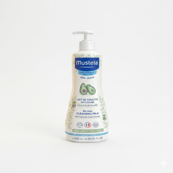mustela-lait-de-toilette-sans-rincage-avocat-bio-500-ml Mustela Lait de Toilette Sans Rinçage à l’Avocat BIO 500 ml