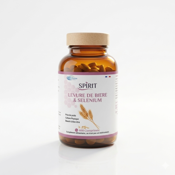 spirit-levure-de-biere-selenium-400-comprimes Spirit Levure de Bière & Sélénium 400 comprimés